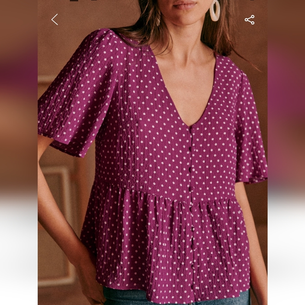 Sezane Eleonore Blouse